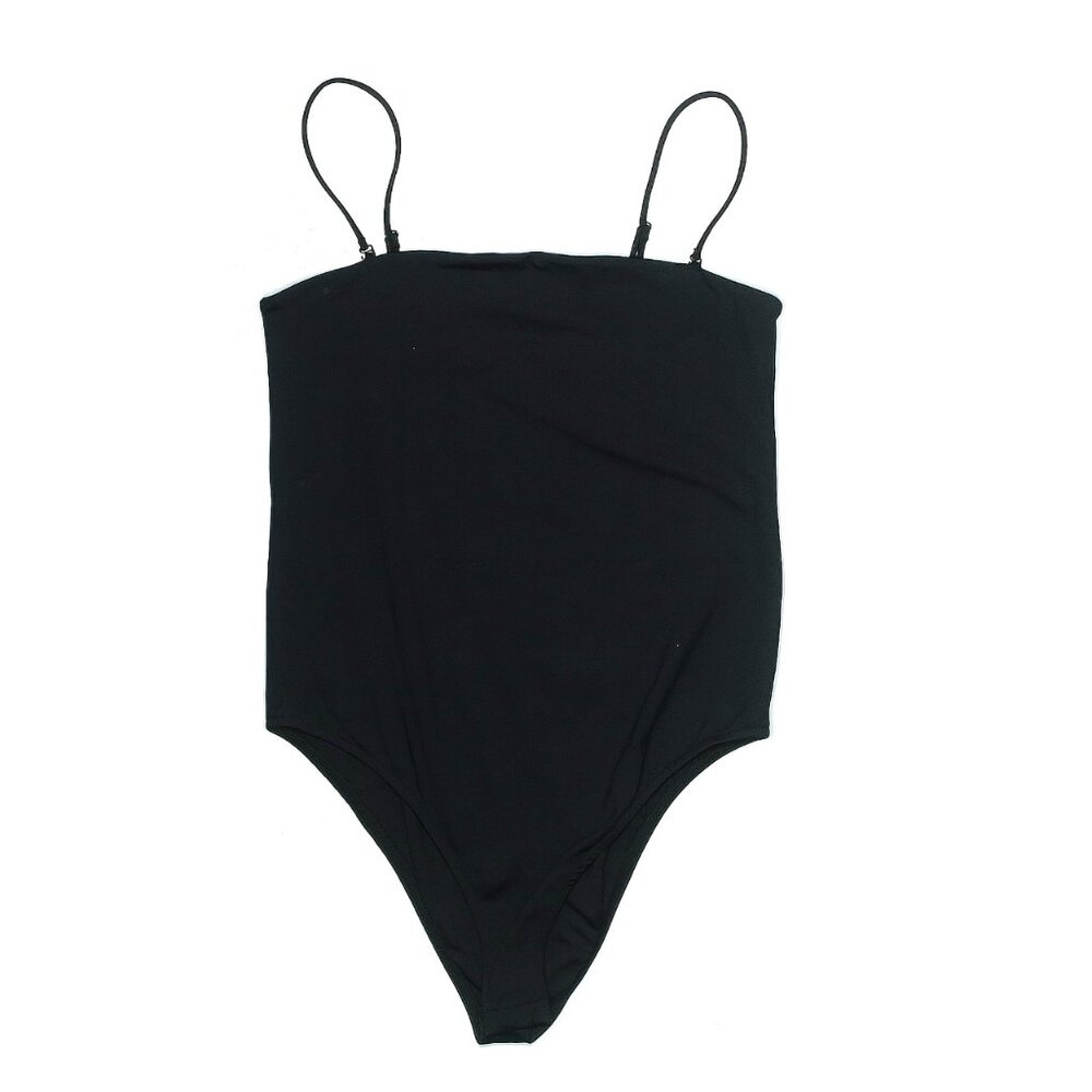 Reformation Black Sleeveless Bodysuit